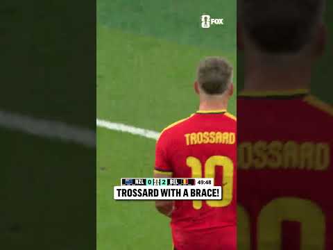 It's a brace for Leandro Trossard to put Belgium up 2-0!