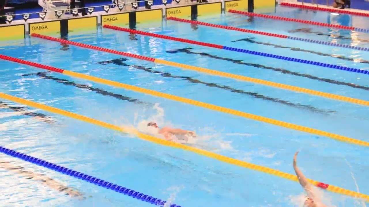 Men's 100 Back (Luke Barr, 54.69 MEET RECORD) - 2026 Bergen Swim Festival