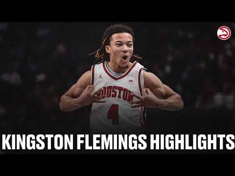 Kingston Flemings Houston Highlights | Atlanta Hawks First-Round Pick