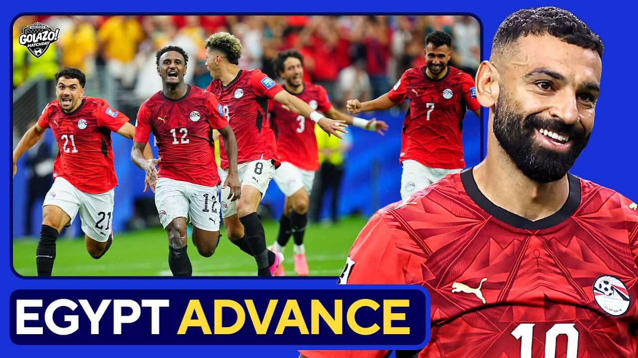 Mo Salah + Egypt into the Round of 16 after penalty shootout win vs. Australia