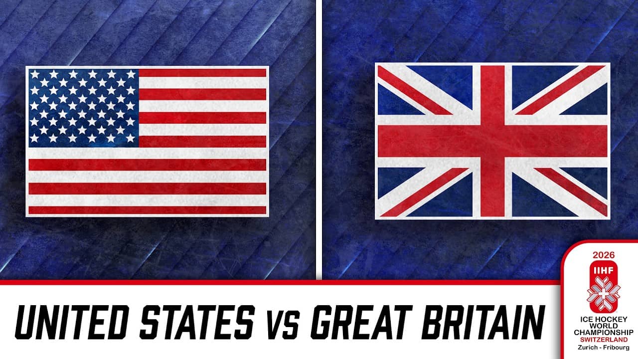 Watch USA vs Great Britain at the 2026 IIHF World Championship 🇺🇸🇬🇧🏒
