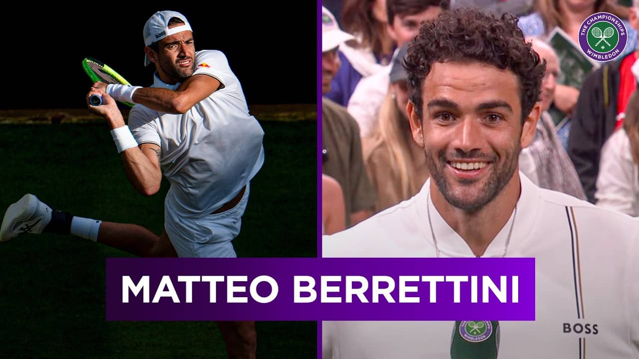 "I snuck in to Centre Court!" | Matteo Berrettini | First Round Post-match Interview