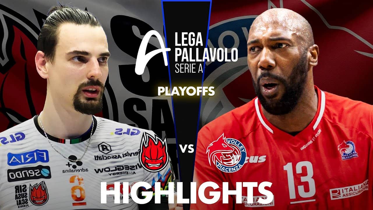 Perugia vs Piacenza | Highlights | Superlega Play Offs | Semifinals Game 3