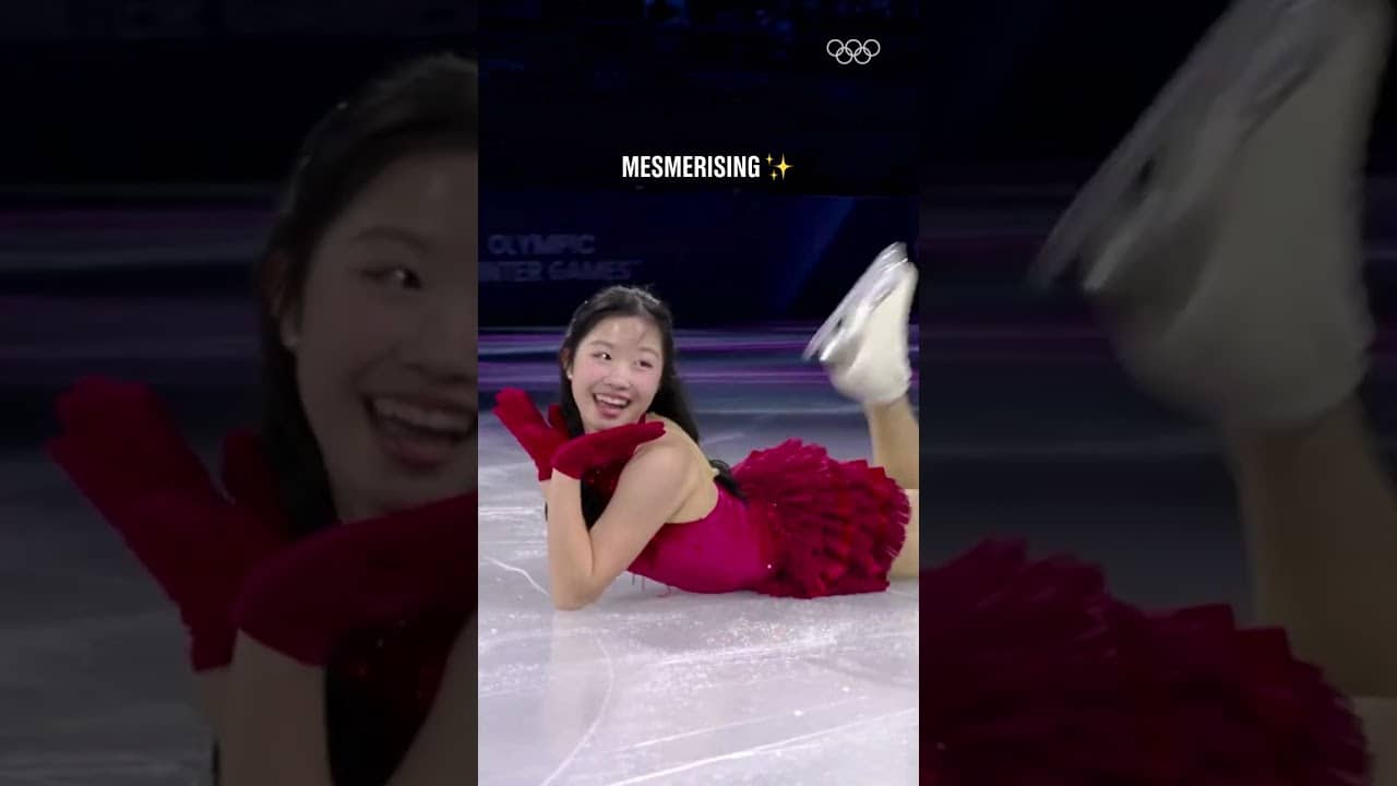 Moving with grace! 💫 Nakai Ami with an elegant performance at #MilanoCortina ⛸️#Olympics