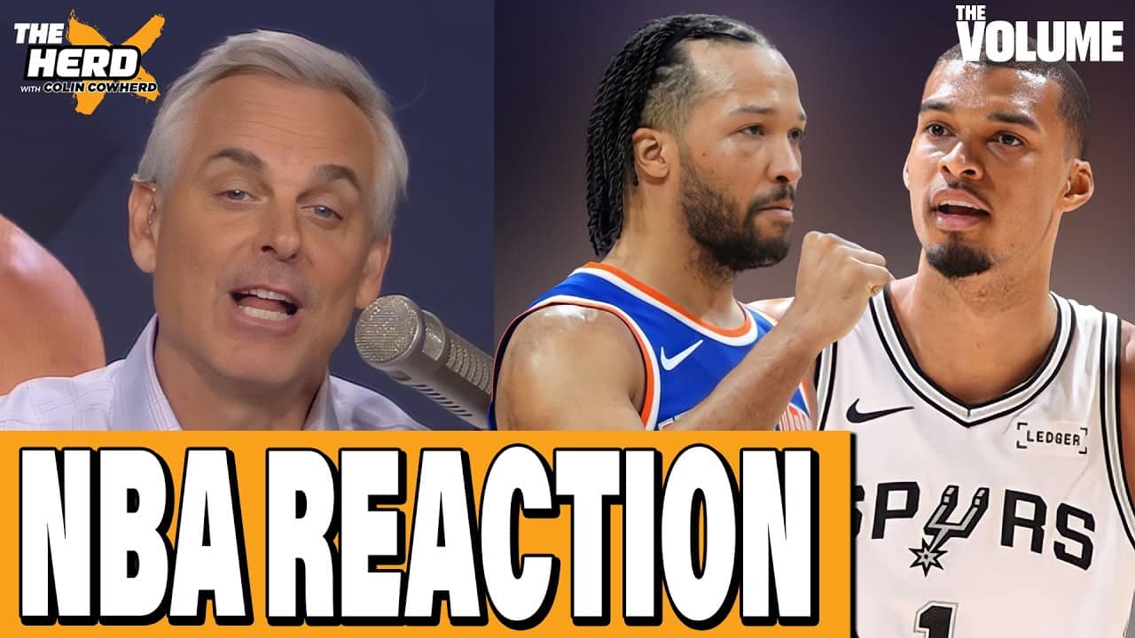 Wemby’s Ejection, Knicks to win Finals, Draft Lottery | Colin Cowherd: THE HERD