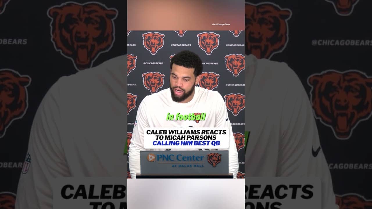 Caleb Williams fully embraces the Bears and Packers rivalry #nfl #bears #packers