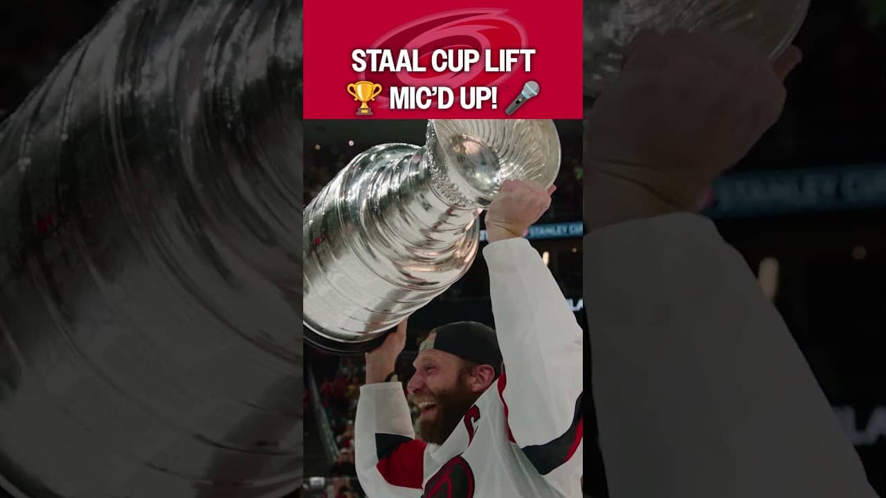 Staal MIC'D UP for Cup Lift! 🎤