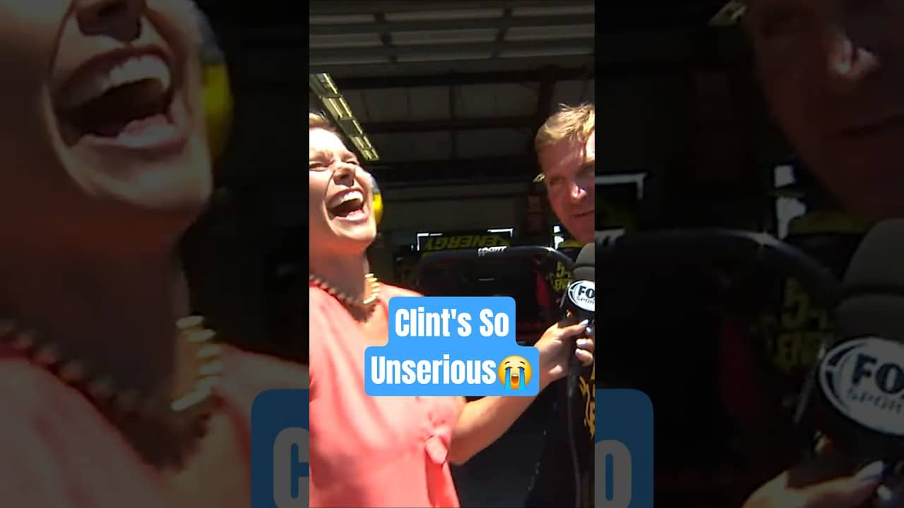Why is Clint Bowyer so funny 😂😭