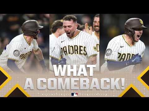 FULL 9TH INNING: Padres score FIVE RUNS in the 9th inning to WALK IT OFF! 🤯🤩