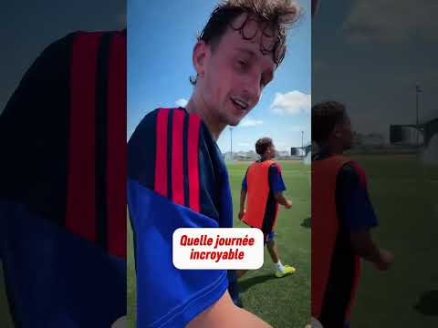 ☀️ Première séance de la saison ! #ol #football #ligue1 #olympiquelyonnais #shorts