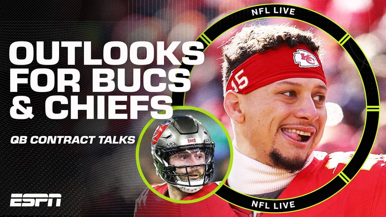 Patrick Mahomes IS the Chiefs! 🗣️ Outlooks for Chiefs + Baker Mayfield's extension talks | NFL Live
