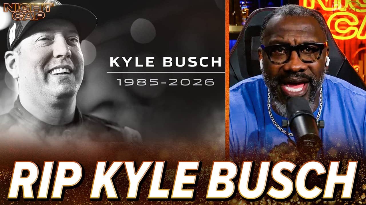 Shannon Sharpe reacts to the tragic passing of NASCAR LEGEND Kyle Busch | Nightcap