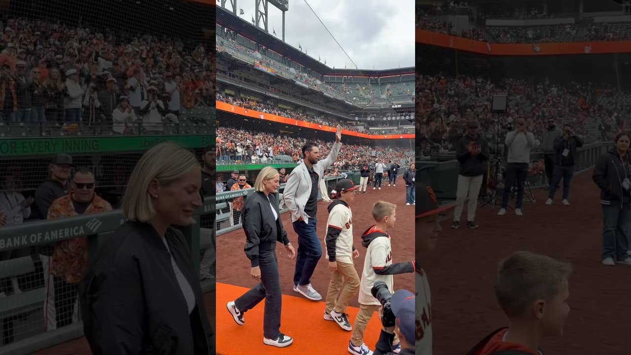 An up-close look at Brandon Belt Celebration Day 🦒