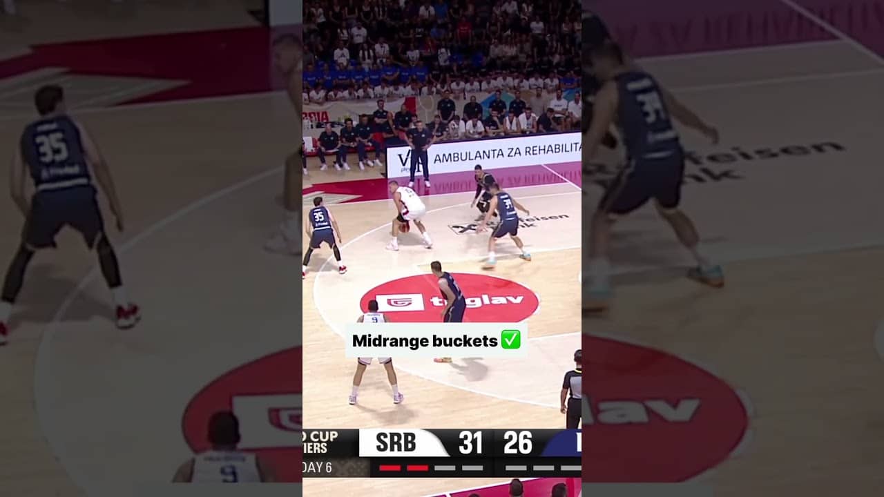 Is there anything Jokic can't do?! 😳 #FIBAWC