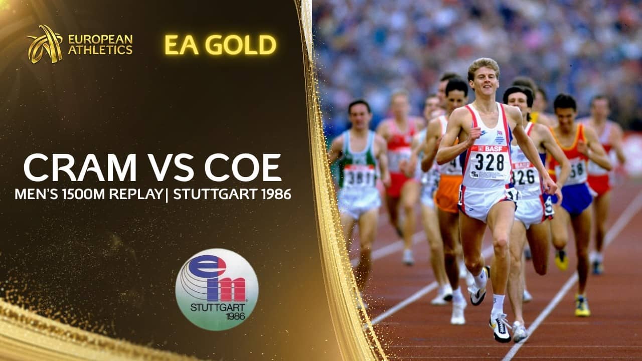 The Rematch😤🇬🇧 | Cram v Coe | 1500m European Championships 1986