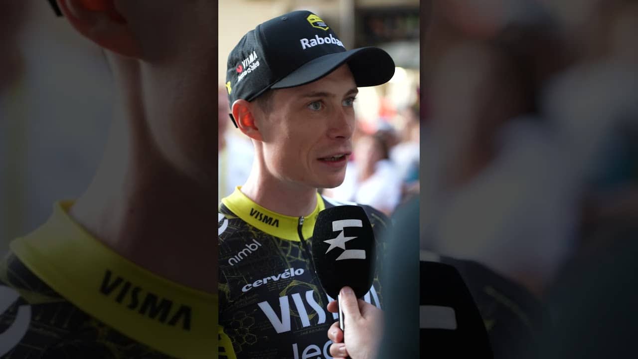 Two warriors preparing to battle ⚔️🇫🇷 #cycling #tourdefrance #pogacar #vingegaard