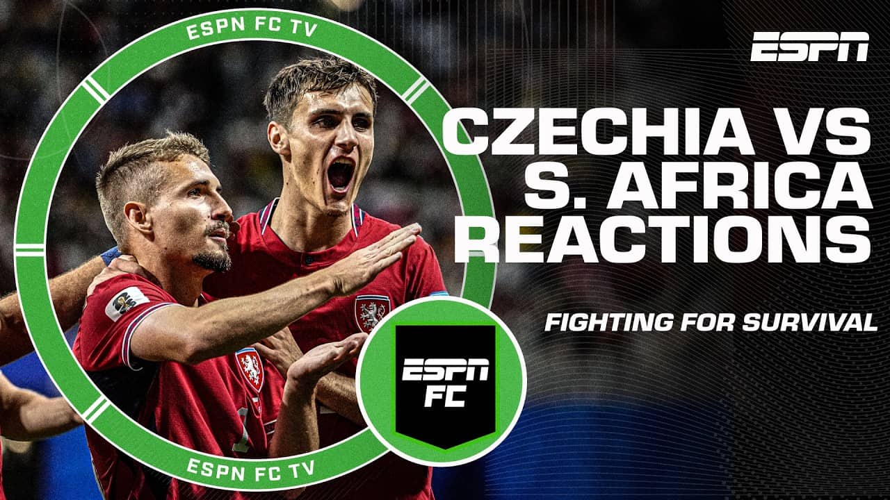 Live Reaction to Czechia vs. South Africa | ESPN FC