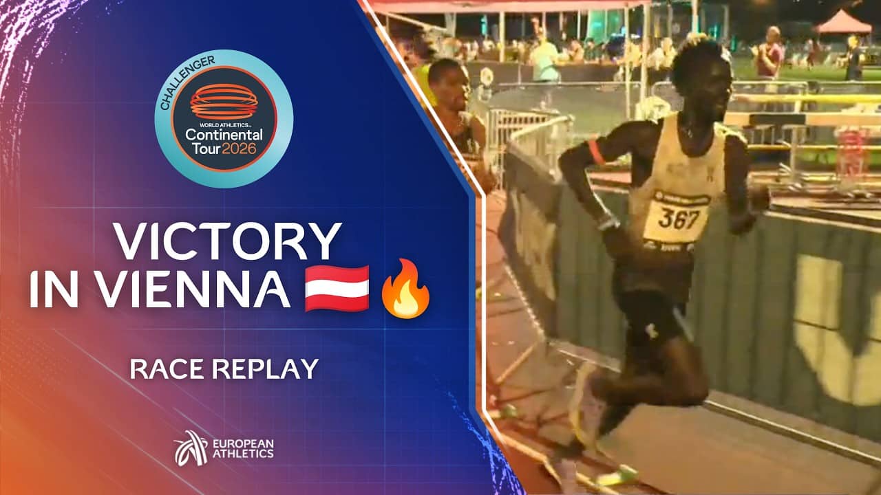 Victory in Vienna for Lobalu 🏆 Vienna Track Night Men's 5000m Highlights 🇦🇹