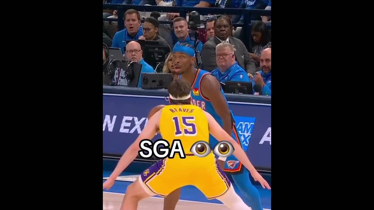 SGA's court vision 👁️👁️