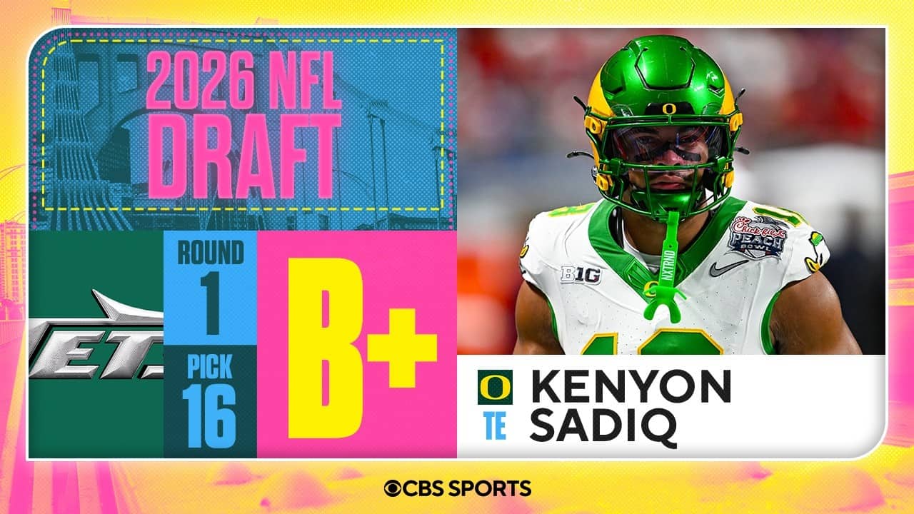 Jets select Kenyon Sadiq No. 16 overall | 2026 NFL Draft Grades & Reaction