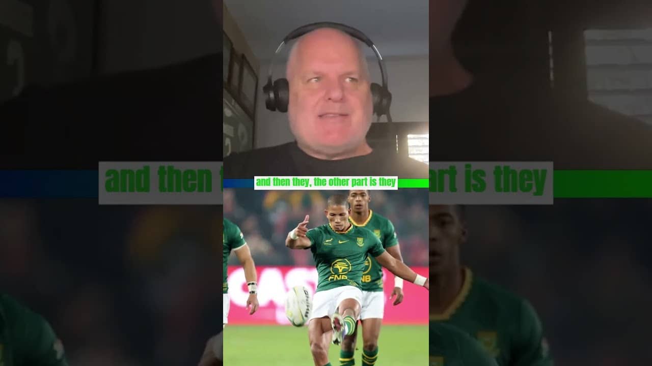 The Springboks win chaos by owning the high ball 🇿🇦💣 #springboks #rugby #englandrugby