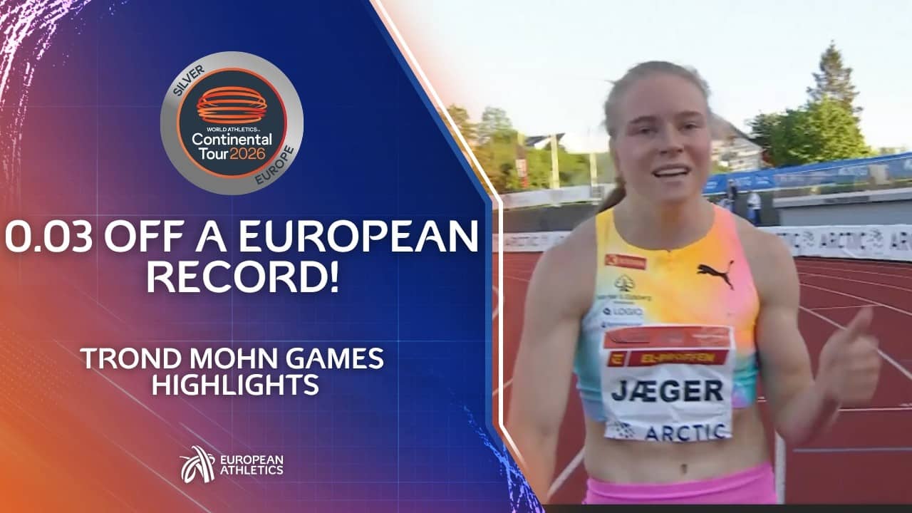 Jaeger falls just short of a European record | Trond Mohn Games 2026 Highlights