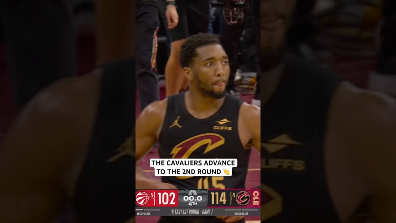 The Cavaliers are moving on to the 2nd round of the playoffs 👏
