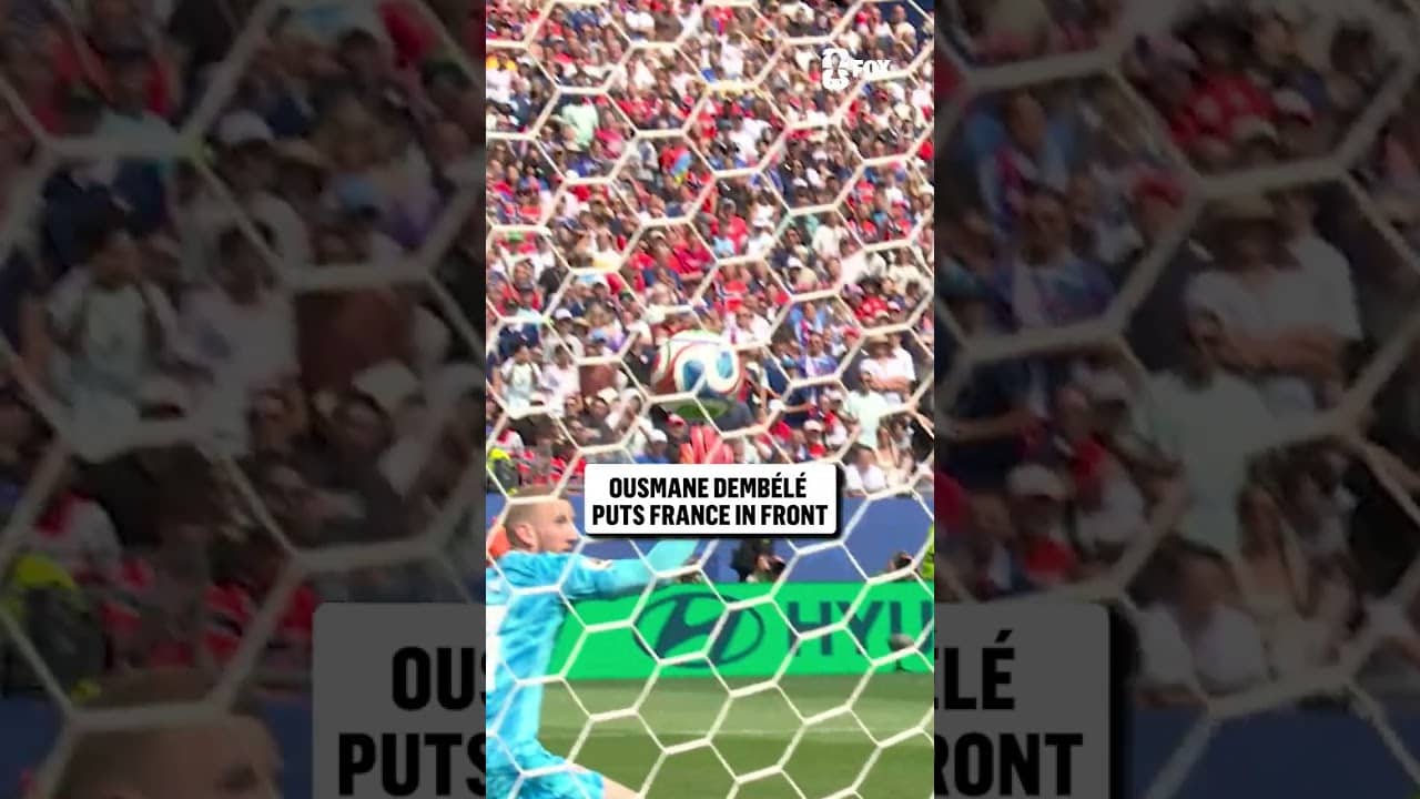 Ousmane Dembélé finds the net perfectly 🔥