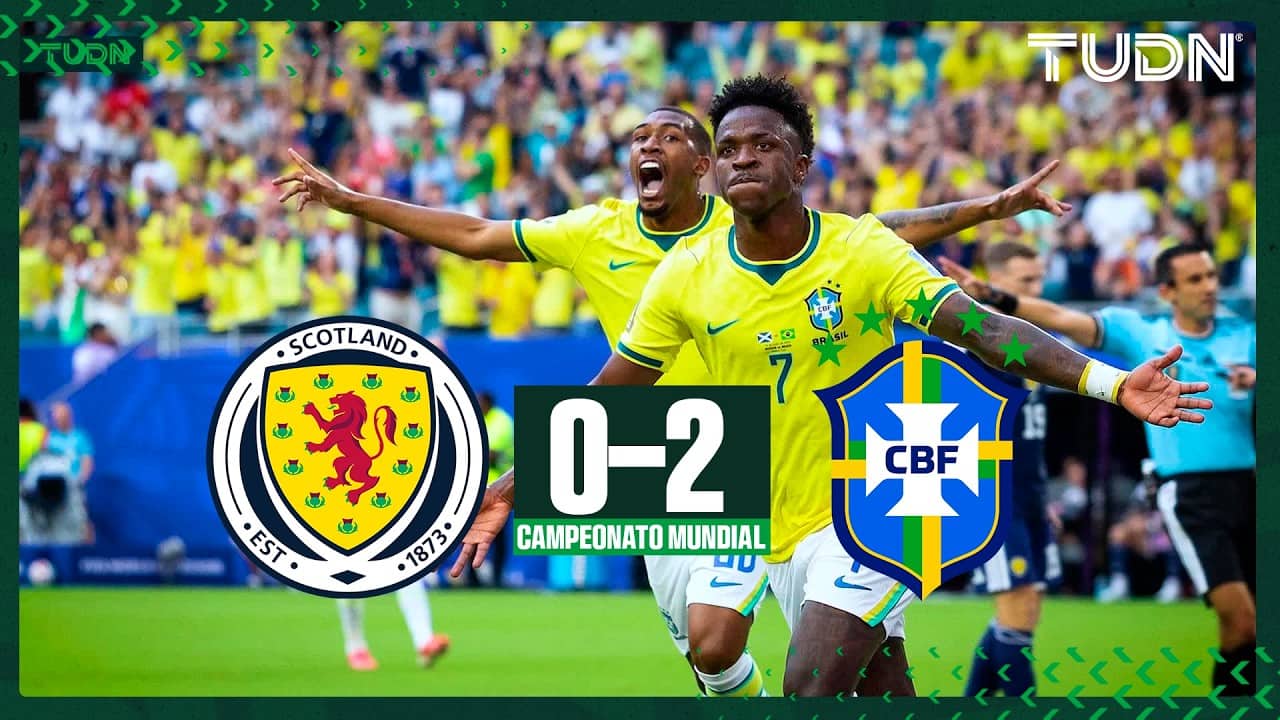 LO MEJOR: Brasil vs Escocia primer tiempo | TUDN