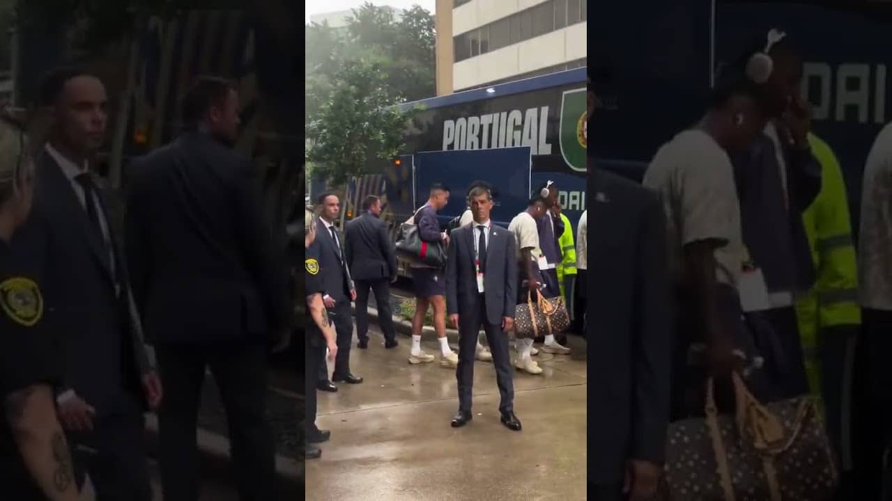 Fans losing it after seeing Cristiano Ronaldo 😂