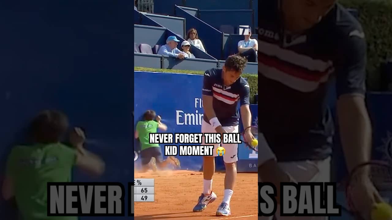 10 years ago in Barcelona 😂 #bcnopenbs #tennis #ballboy