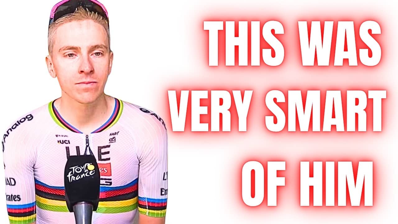 Tadej Pogačar REVEALS Why He Lost Yellow Jersey On Purpose