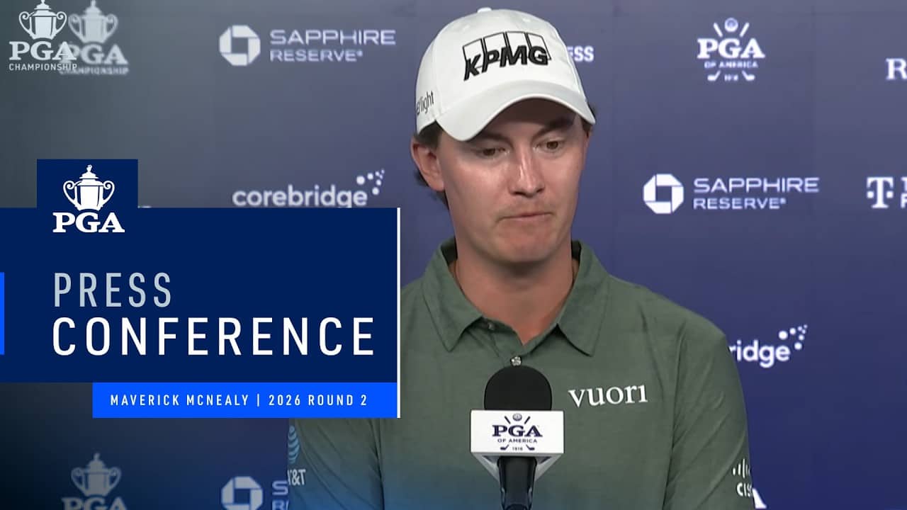 Maverick McNealy's Press Conference | 2026 PGA Championship Round 2