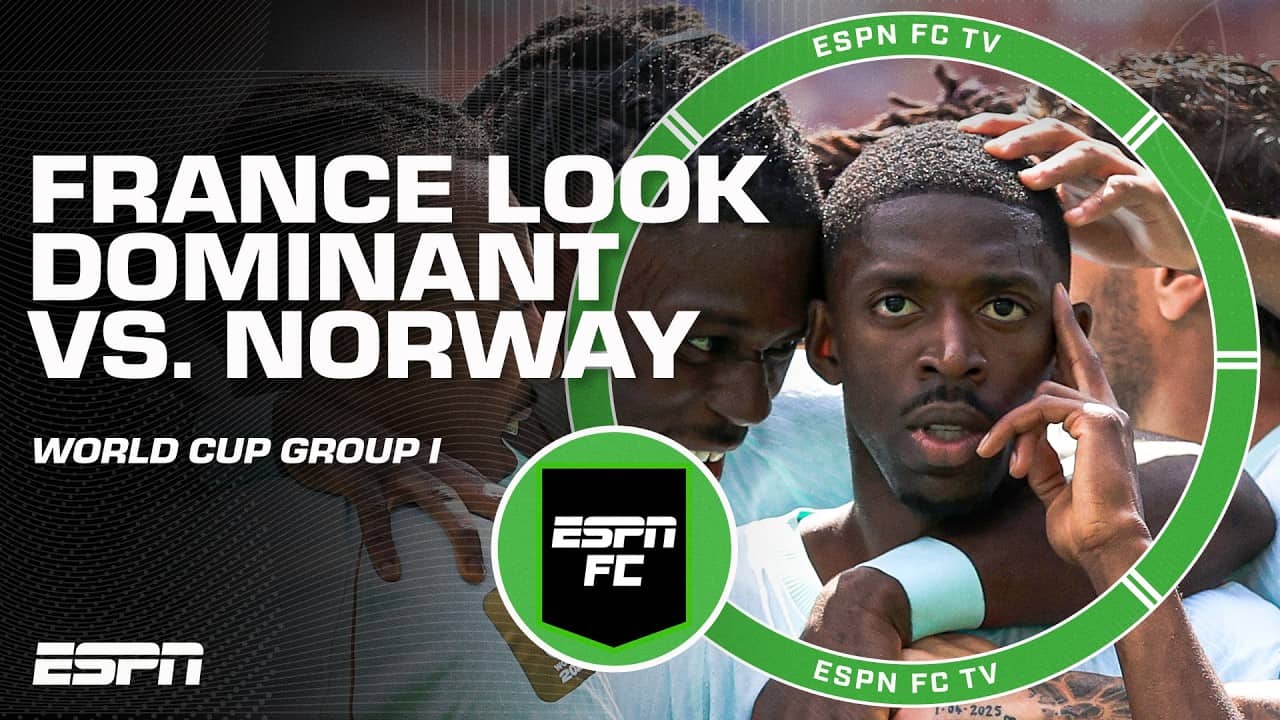 Norway vs. France FULL REACTION 🍿 Ousmane Dembele scores hat-trick | ESPN FC