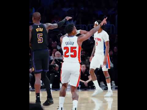 Marcus Sasser with the Dagger 🗡️ #nba #pistons