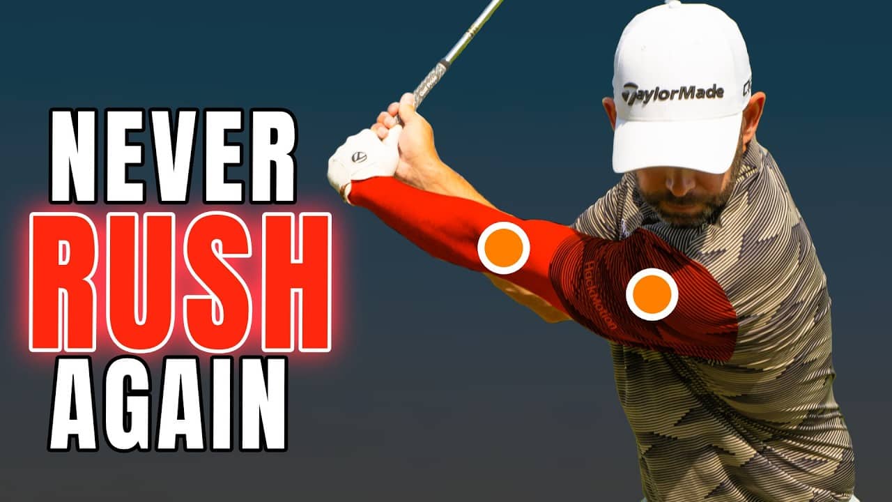 This Simple Move Stops You Rushing the Downswing