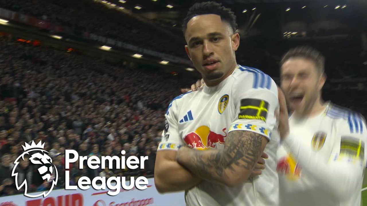 Noah Okafor slots home Leeds' opener against Manchester United | Premier League | NBC Sports