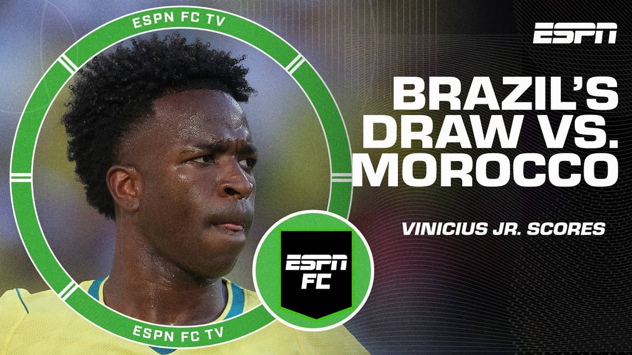 SLOW START 😧 Should Brazil be CONCERNED about 1-1 draw vs. Morocco?! | ESPN FC