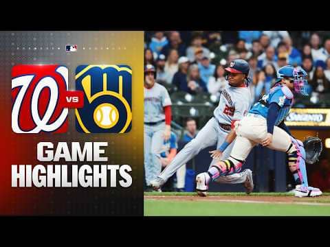 Nationals vs. Brewers Game Highlights (4/10/26) | MLB Highlights