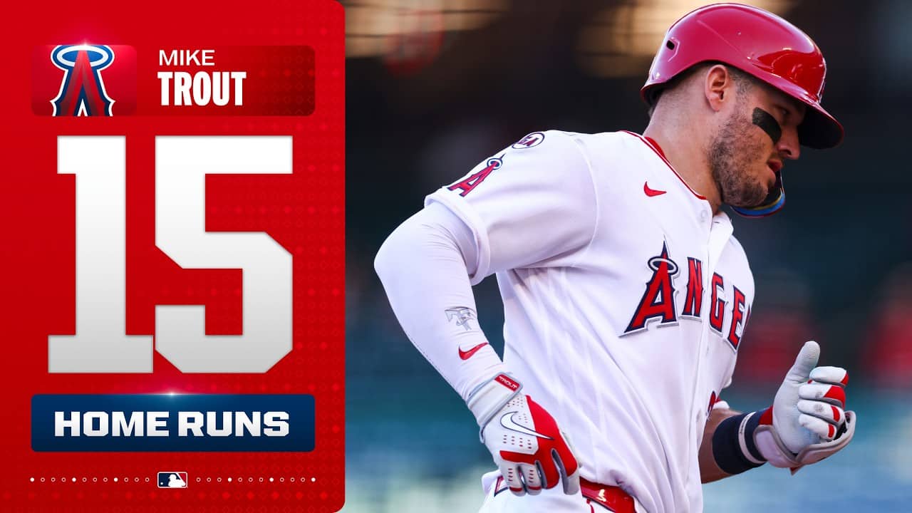 AND IT'S GONE! Mike Trout sends one out of the ballpark for his 15th home run in 2026 😇