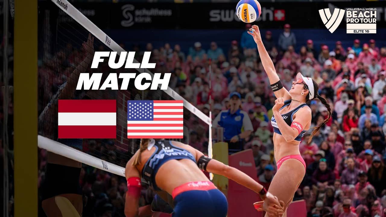 Gold Match - Tina/Anastasija 🇱🇻 vs. Cruz/Brasher 🇺🇸 - Gstaad 2025 - Elite | Full Match