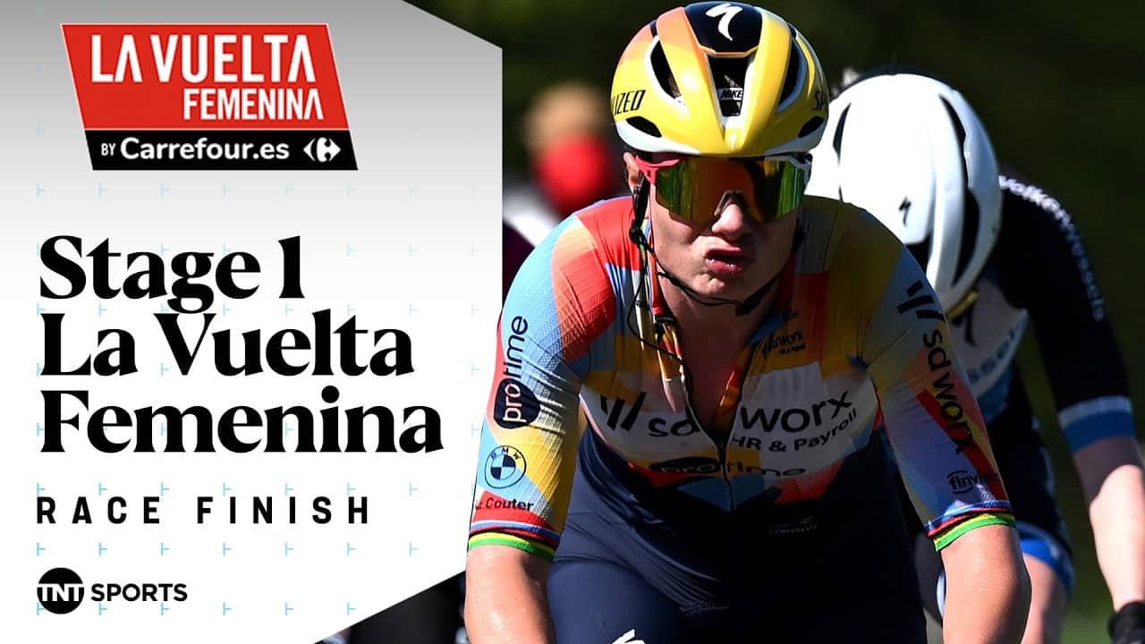 GREAT FINISH! 👏 | La Vuelta Femenina 2026 Stage 1 Final KM's | TNT Sports Cycling