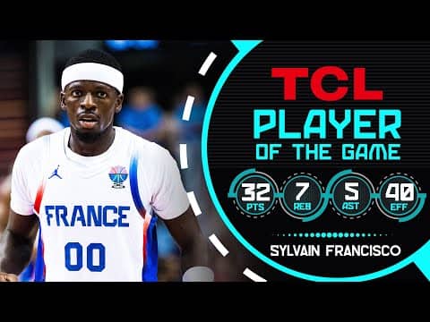 Sylvain Francisco (32 PTS) | TCL Player Of The Game | FRA 🇫🇷 vs SLO 🇸🇮 | FIBA EuroBasket 2025