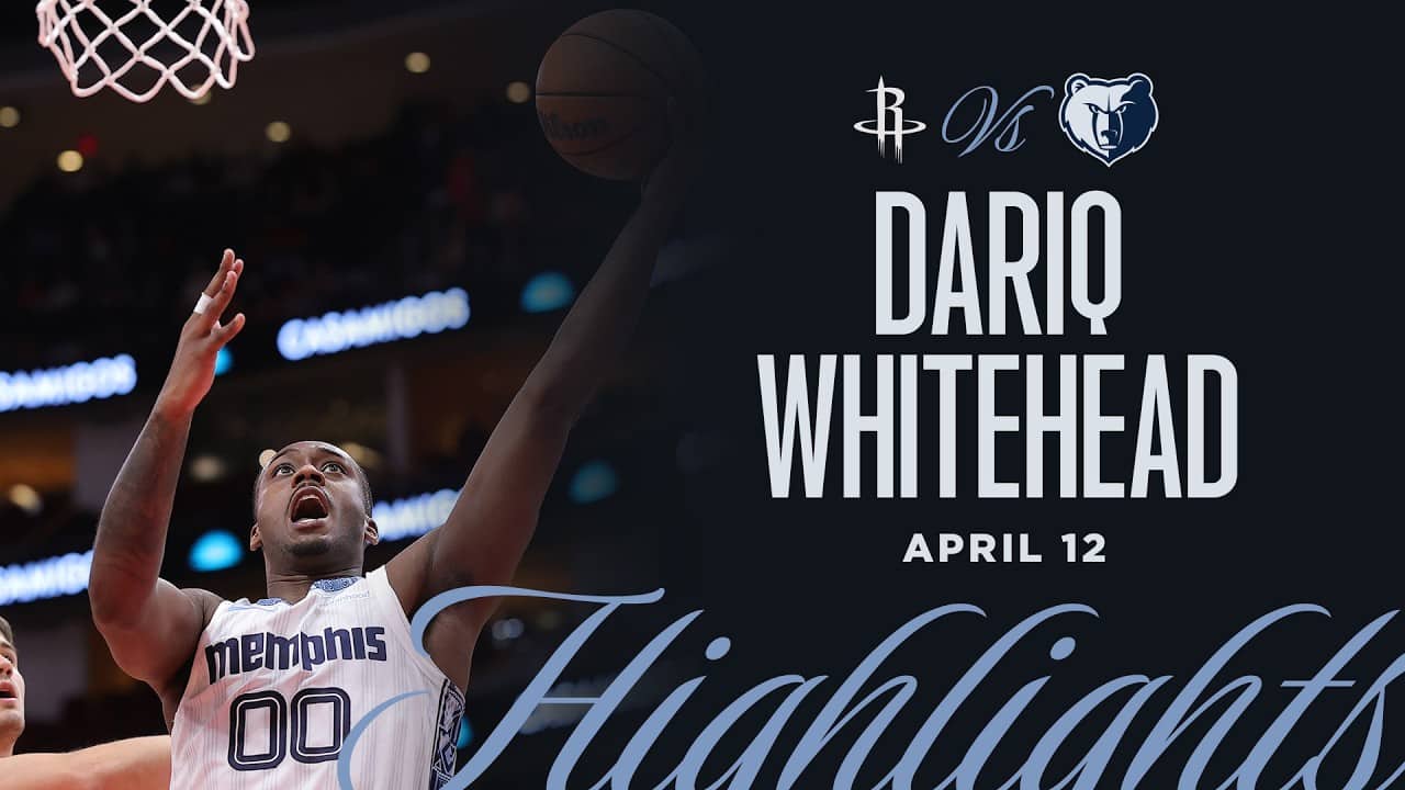 Dariq Whitehead Highlights vs  Houston Rockets
