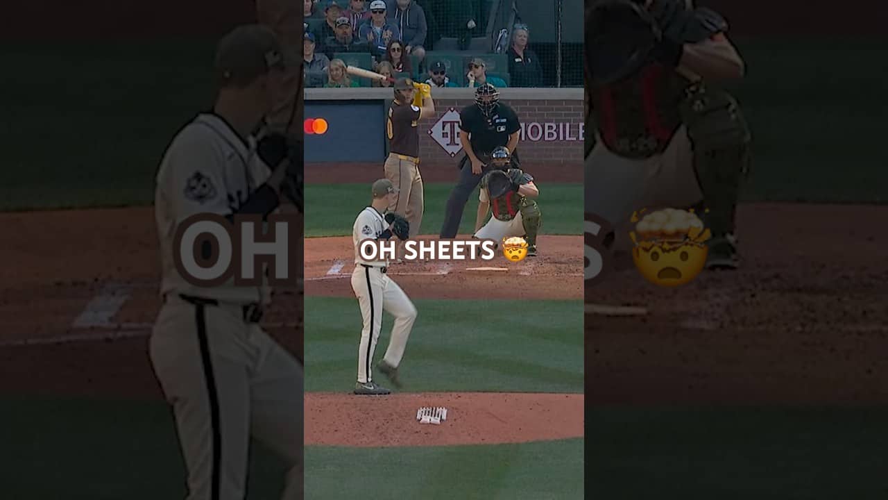 Oh Sheets, here we go again. #mlb #padres #homerun #baseball #highlights #sandiegopadres #sports
