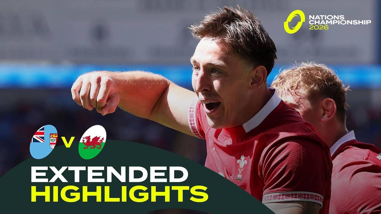 Non-Stop FLARE! 🔥| Wales v Fiji | Nations Championship 2026 | Highlights