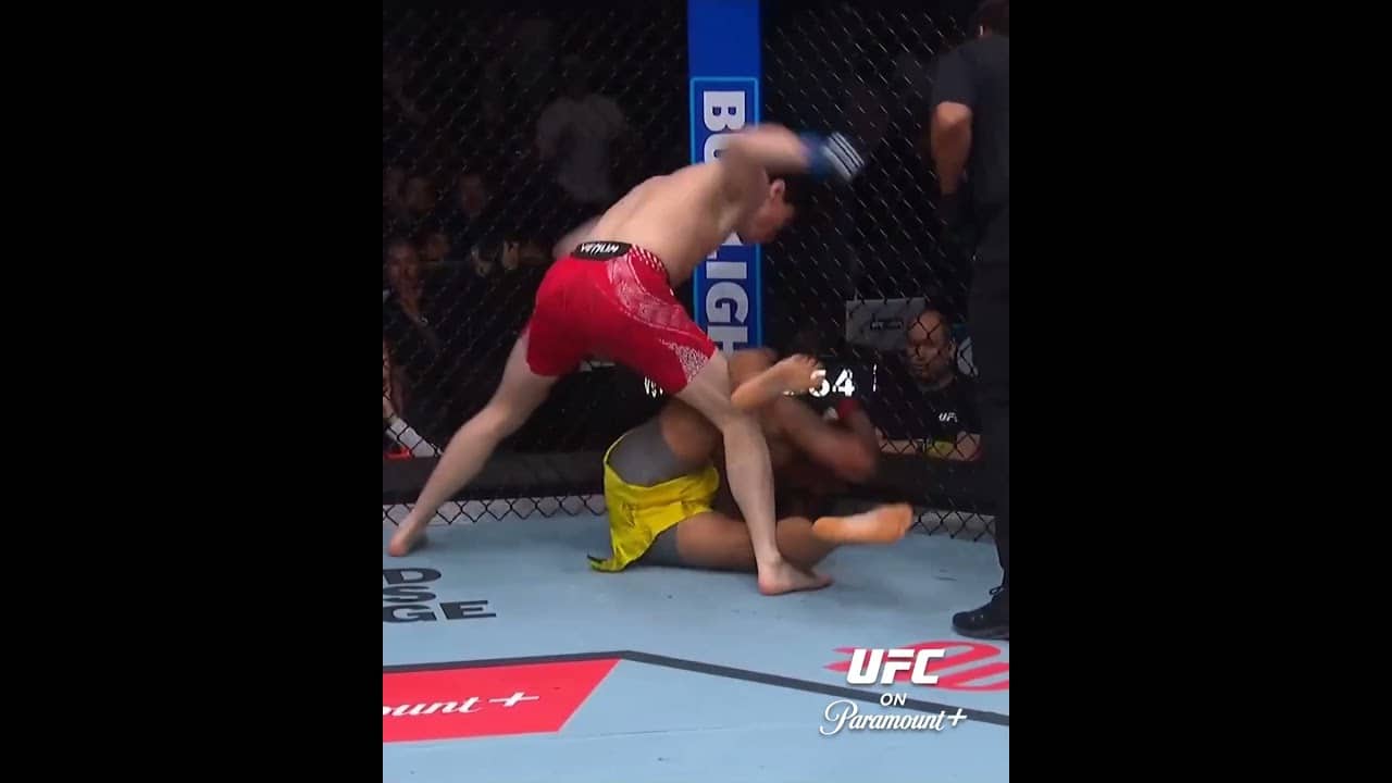 PROPER MIKE WITH THE FINISH 🙌 #ufcwinnipeg