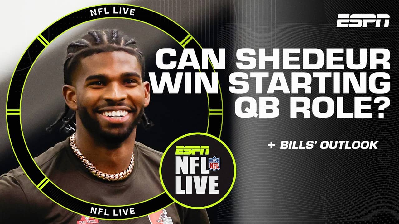 Peter Schrager says Shedeur Sanders is making a good impression with Browns' new staff 👀 | NFL Live