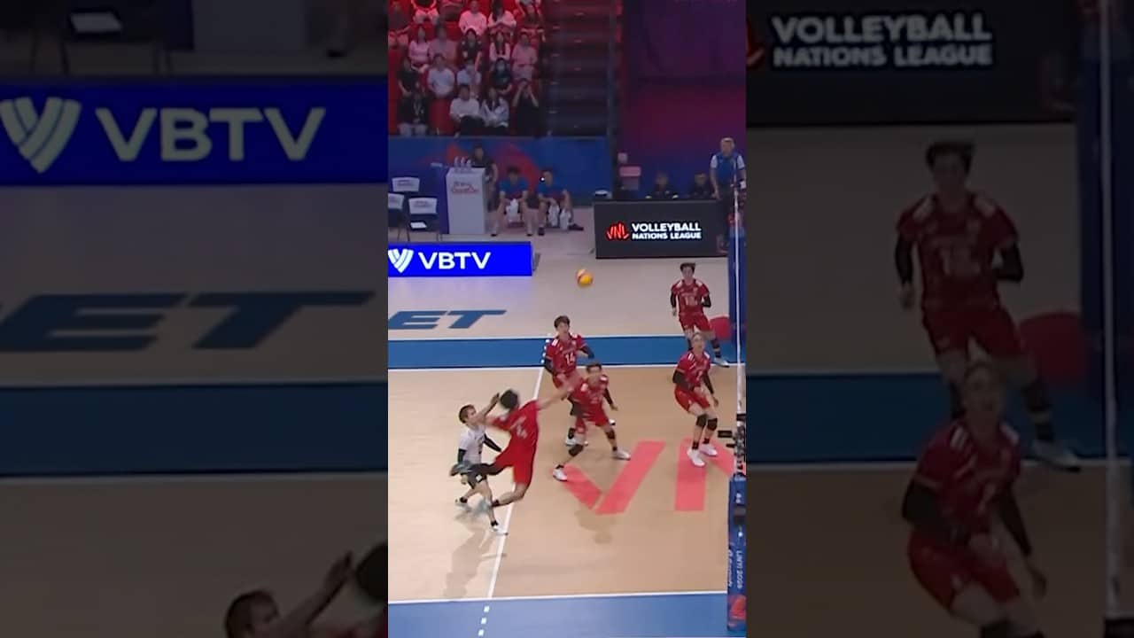 Miyaura 🇯🇵 is a different breed 😳#vnl26 #japan #volleyballworld