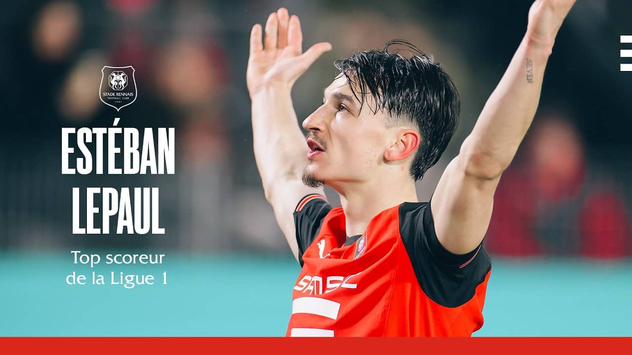 🔙 RETRO 25-26 🔝 Les 20 buts d'Estéban Lepaul en Rouge & Noir, Top Scorer @Ligue1